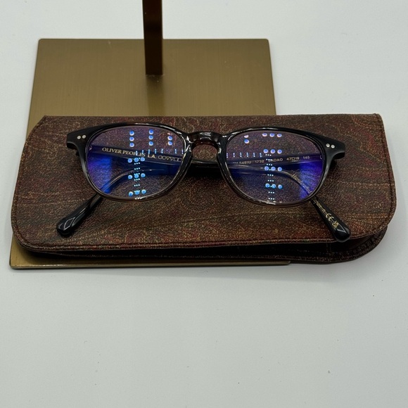 ETRO Milano Paisley Print Eyeglasses Case - Picture 6 of 6